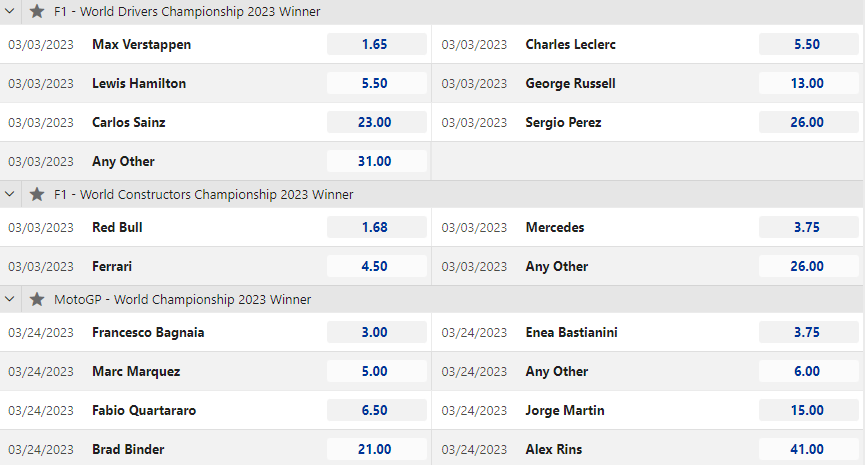 Kèo cược đua xe f1 Kèo cược đua xe f1