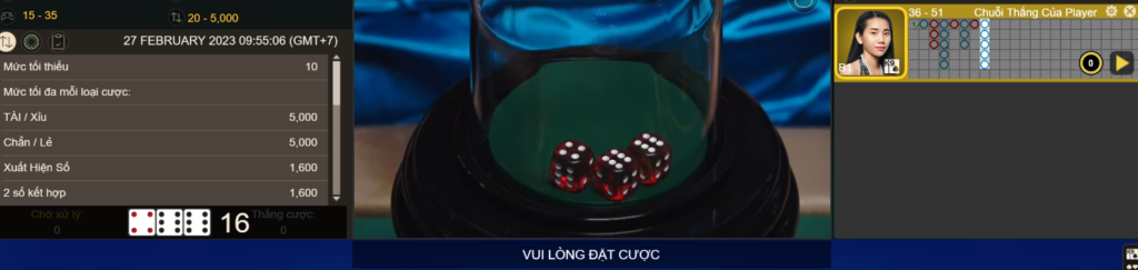 Trò chơi sicbo Trò chơi sicbo