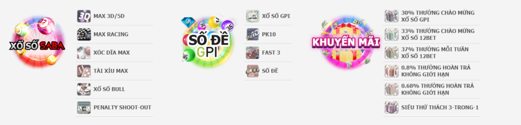 Trò chơi xổ số 12bet Trò chơi xổ số 12bet